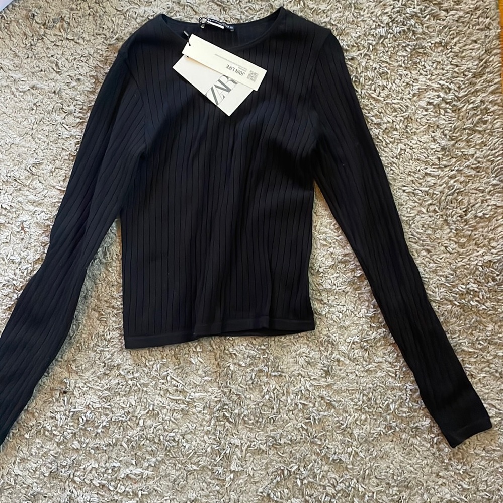 Black Zara shirt